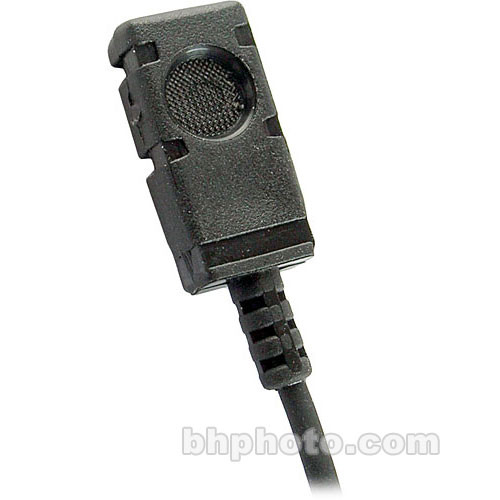 Voice Technologies VT506 Lavalier Microphone with 6 dB High Frequency Rise TA4-Female Connector Black