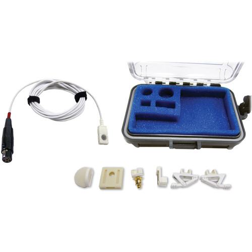 Voice Technologies VT500 - Flat Frequency Lavalier Microphone (White)