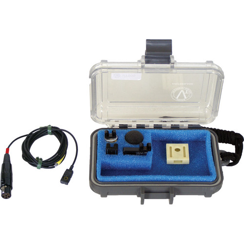 Voice Technologies VT500WATER Waterproof Omnidirectional Lavalier Microphone (Servo-Bias TA5F Connector, Black)