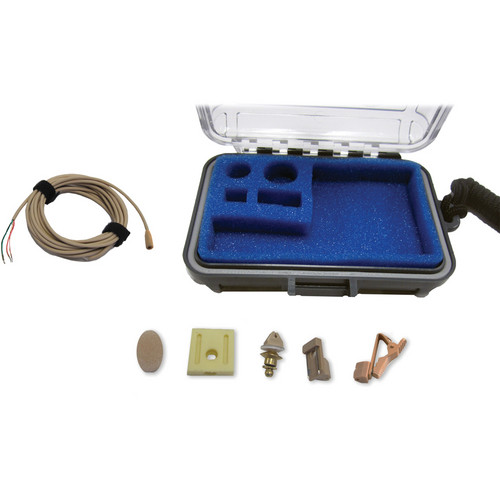 Voice Technologies VT403 Vocal Omnidirectional Lavalier Microphone (Beige)