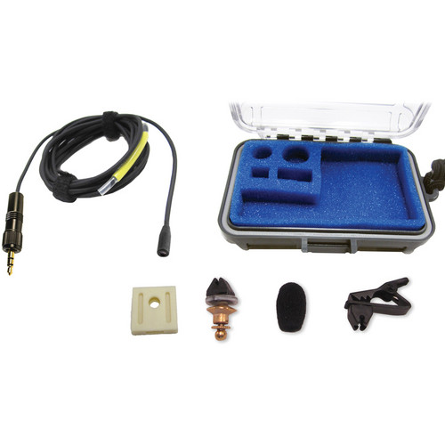 Voice Technologies VT403 Vocal Omnidirectional Lavalier Microphone with 3.5mm Mini Connector (Black)