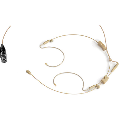Voice Technologies VT702 Lightweight Headworn Microphone (Beige)