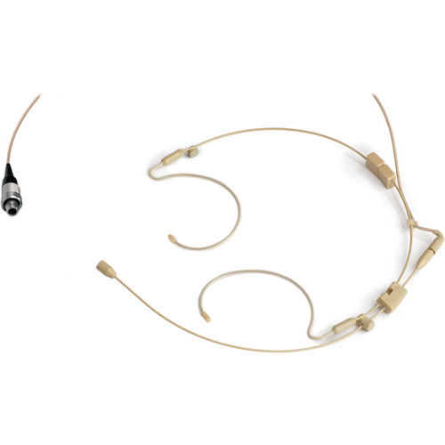Voice Technologies VT702 Lightweight Headworn Microphone (Beige)