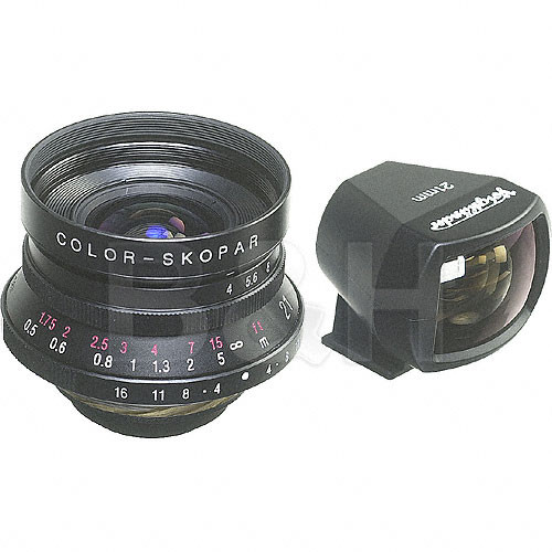 Voigtlander Color-Skopar 21mm f/4.0 Lens with Viewfinder