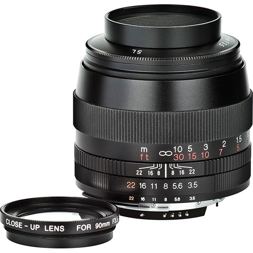 Voigtlander 90mm F/3.5 SL II APO-Lanthar Lens for Pentax (Black)