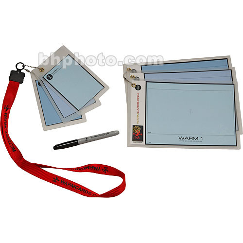 Vortex Media WarmCards White Balance Reference System