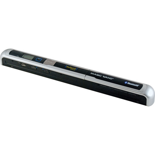VuPoint Solutions Magic Wand Portable Scanner With Bluetooth (Silver)