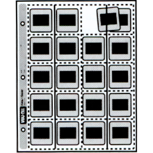 Vue-All 7160 35mm Slide Saver Archival Storage Page (Side Load, 100 Pack)