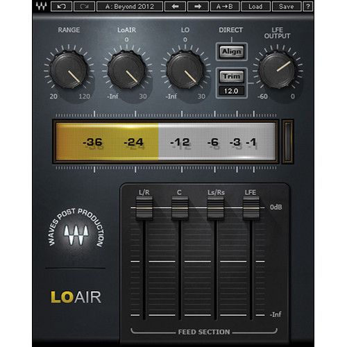 Waves LoAir - Subharmonic Synthesizer Plug-In (TDM)