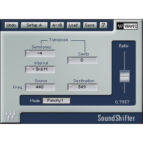 Waves SoundShifter Native - Pitch and Time-Shift Plug-In