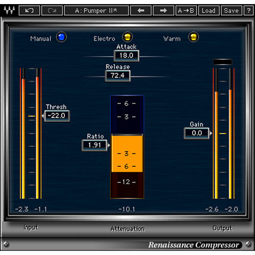 Waves Renaissance Compressor - Compressor Plug-In (TDM)