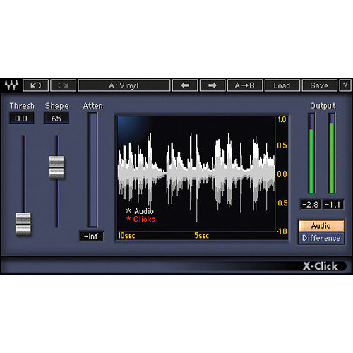 Waves X-Click - Transient Noise Removal Plug-In (TDM)