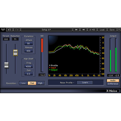 Waves X-Noise - Steady-State Noise Removal Plug-In (TDM)