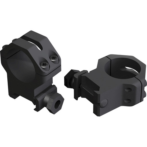 Weaver 4-hole Skeleton 30mm Riflescope Rings (X-High, Matte Black)
