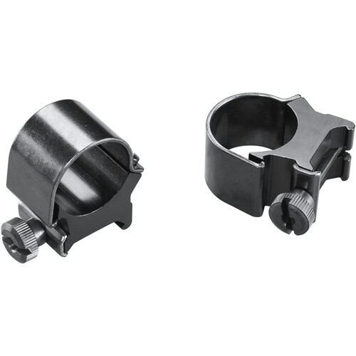 Weaver Detachable Top Mount Rings (1", High, Silver)