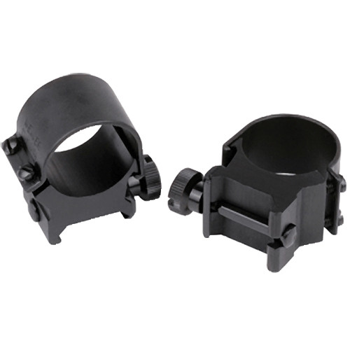Weaver Detachable Top Mount Rings (30mm, Low, Gloss Black)