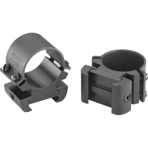 Weaver Sure Grip Windage Adjustable 1" X-High Riflescope Rings (Matte)
