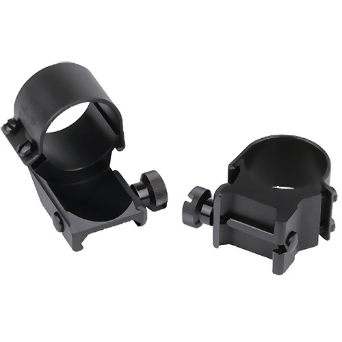 Weaver Detachable High Extension Top Mount Rings (Gloss Black, 30mm)