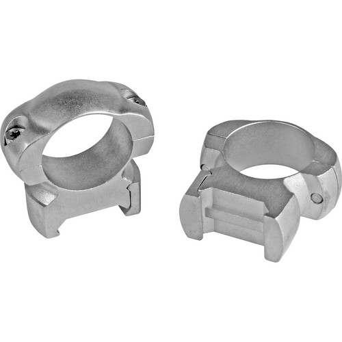 Weaver Grand Slam Top Mount Riflescope Rings (Pair, 1" Medium, Silver)