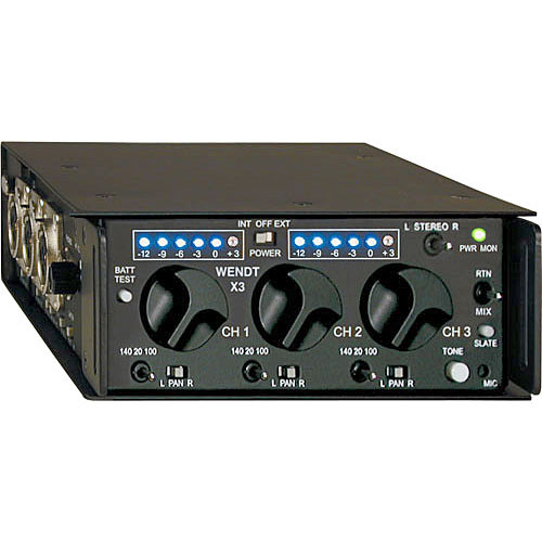 Wendt X3 3-Channel Portable ENG/EFP Field Mixer