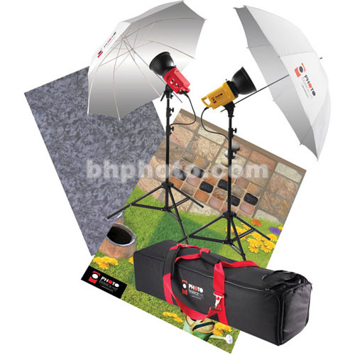 Westcott PB500 Photo Basics Flood Light Kit with Background (120VAC)
