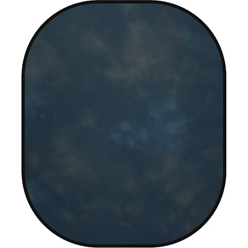 Westcott 5x6' Muslin Collapsible Background - Gentian Blue