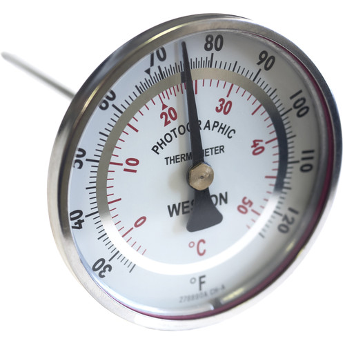 Weston Stainless Steel Dual Scale Thermometer with 3" Dial