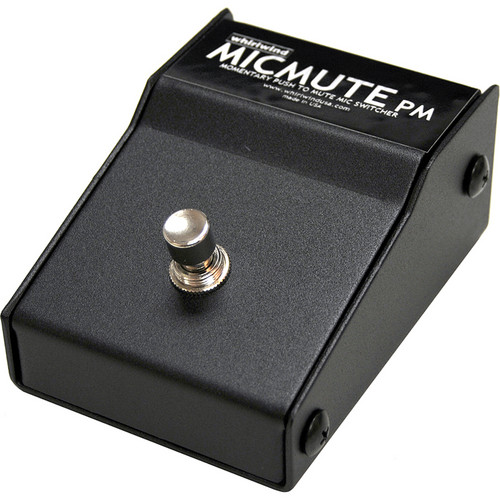 Mute/Thru Mini Pedalミュートペダル Whirlwind Micmute PM Push-to-Mute Switch (Pedal) MICMUTE-PM B&H