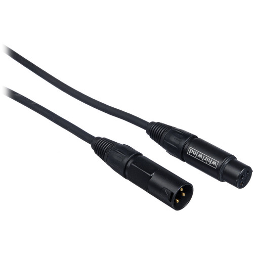 Whirlwind Accusonic+2 XLR Male to XLR Female Microphone Cable (30')