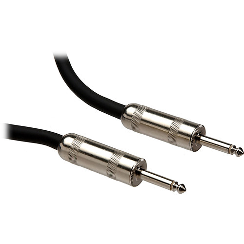 Whirlwind 1/4" Male Phone to 1/4" Male Phone Speaker Cable (12 Gauge) - 3'