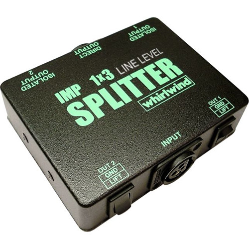 Whirlwind SP1X3LL Line Level 1x3 Splitter SP1X3LL B&H Photo Video