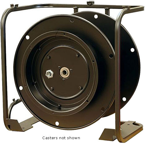 Whirlwind WD7C - Stackable Cable Reel w/ Connector Panel and Locking Casters