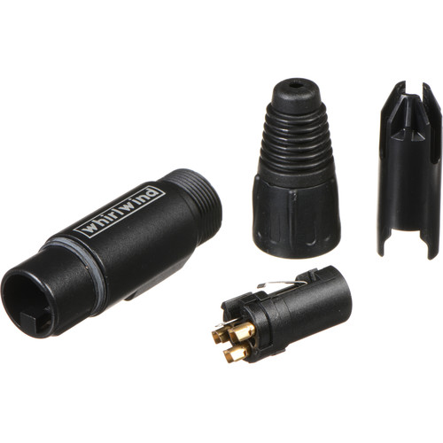 Whirlwind Inline Female XLR Connector (Black)