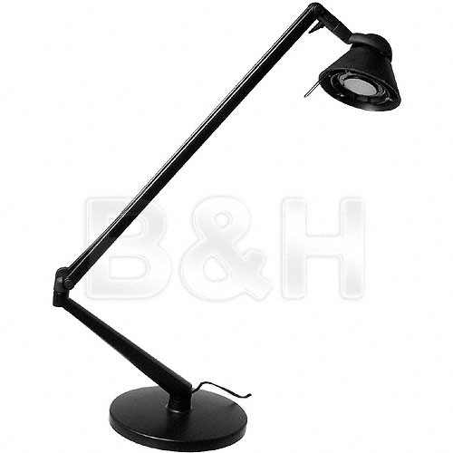EiKO SoLux Desk Base Fixture with 4700K 50W Lamp (Black)
