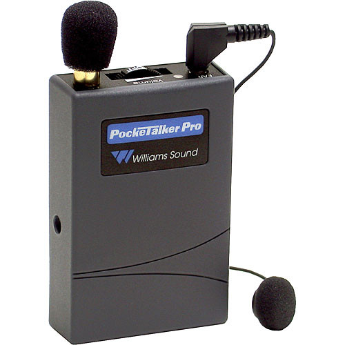 Williams Sound PKTPRO12 - Pocketalker Pro Personal Amplifier Systemwith EAR013 Single Mini Earbud