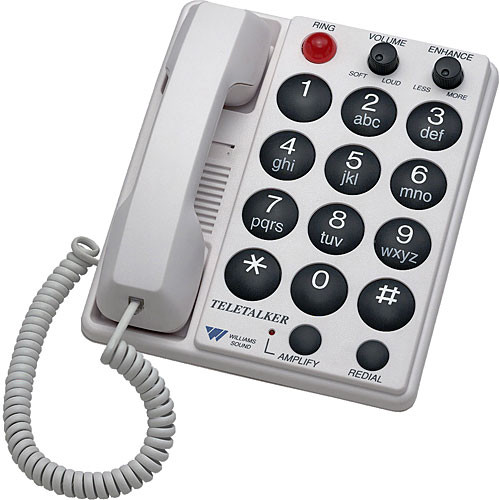 Williams Sound TEL040 - Teletalker 55dB Amplified Telephone
