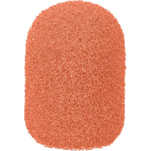 WindTech 1100 Series Cylindrical Windscreen for 1/4" Diameter Mics (Orange)
