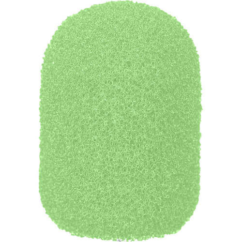 WindTech 1100 Series Cylindrical Windscreen for 1/4" Diameter Mics (Neon Green)