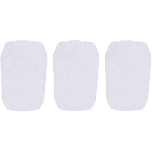 WindTech 5700 Series Windscreens for 1" Diameter Microphones (3 Pack, White)