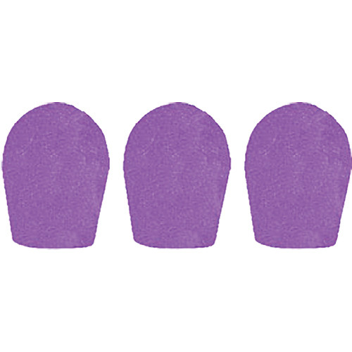 WindTech 600 Series Windscreens for 1" Diameter Microphones (3 Pack, Purple)