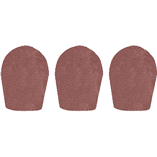 WindTech 600 Series Windscreens for 1" Diameter Microphones (3 Pack, Brown)