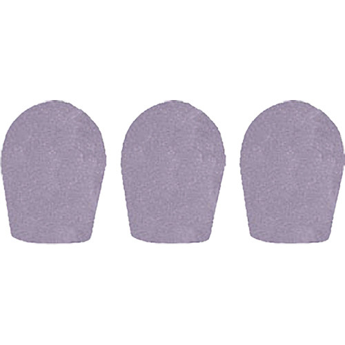 WindTech 600 Series Windscreens for 1" Diameter Microphones (3 Pack, Light Grey)
