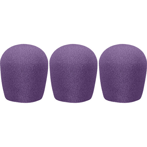 WindTech 900 Series Windscreens for 1-5/8" Diameter Microphones (3 Pack, Navy Blue)