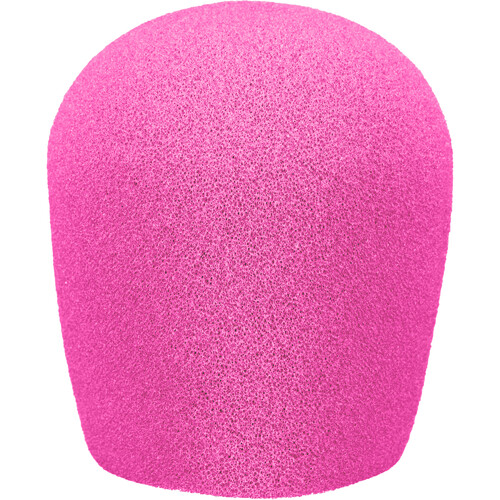 WindTech 900 Series Microphone Windscreen - 1-5/8" Inside Diameter (Neon Pink )