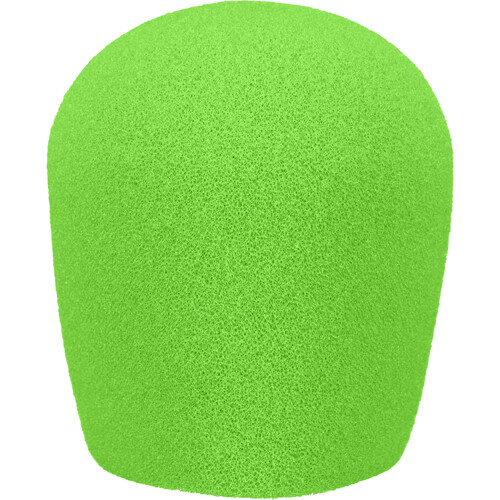 WindTech 900 Series Microphone Windscreen - 1-5/8" Inside Diameter (Neon Green )