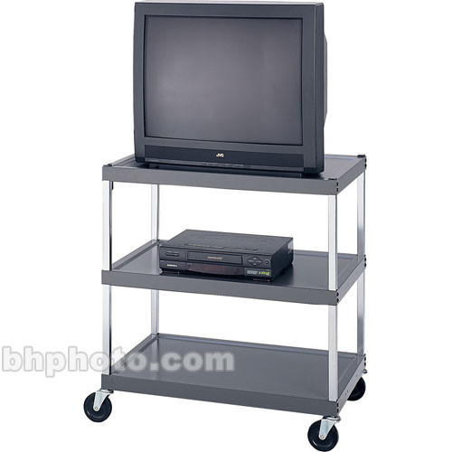 Winsted 34" 3-Shelf Video Stand for 25" Monitors