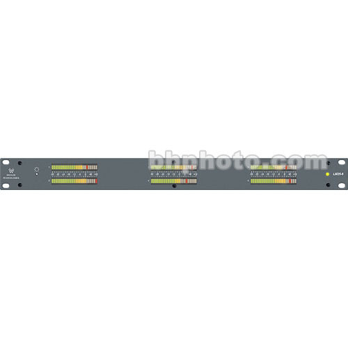 Wohler LM25-6 - Rackmount Analog 6-Channel Bargraph Level Meter