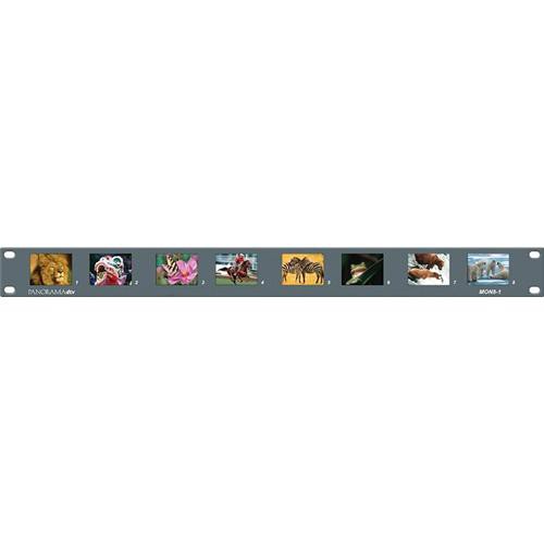 Wohler MON8-1 PANORAMAdtv Compact Dual Standard 8 1.8" LCD Rackmount