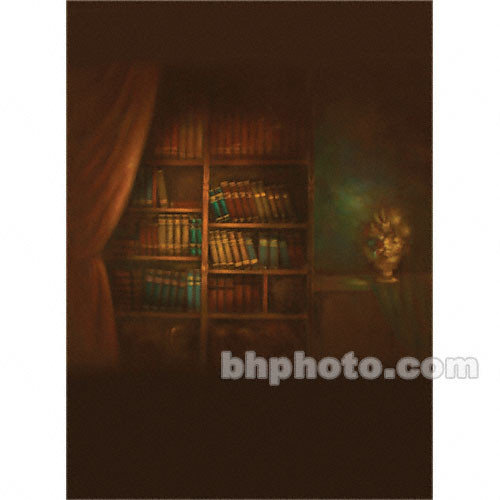 Won Background Muslin Xcanvas Background - Book Shelf - 10x20'