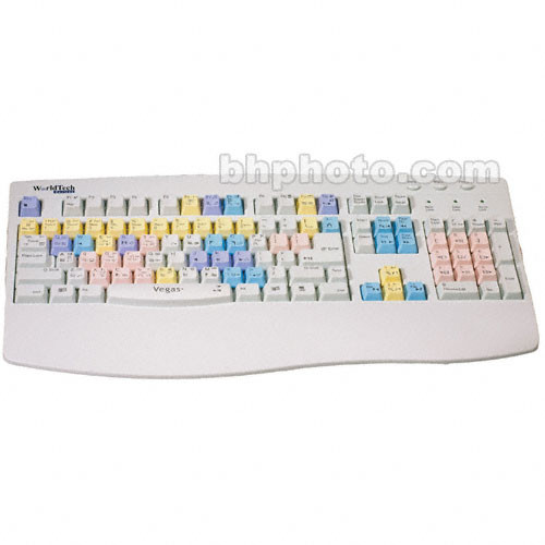 WorldTech Specialist Keyboard for Sony Vegas Video 4 - White